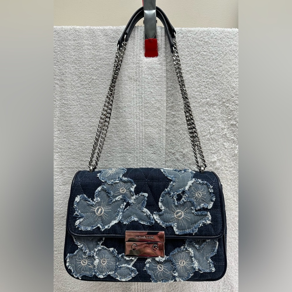 Michael Kors Sloan Large Chain Shoulder Bag-New with Tags! - Picture 2 of 15
